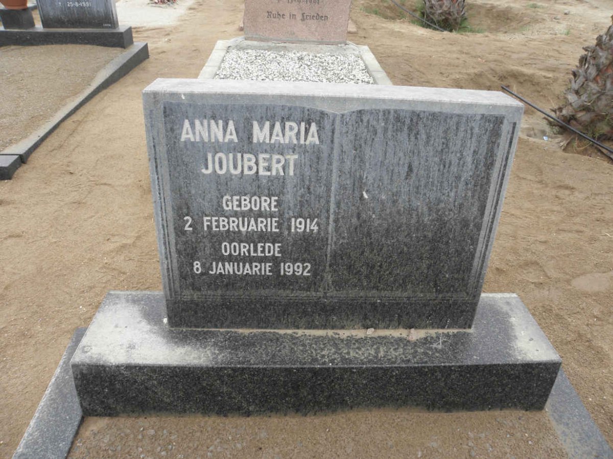 JOUBERT Anna Maria 1914-1992