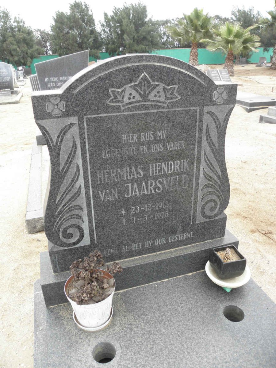 JAARSVELD Hermias Hendrik, van 1913-1978