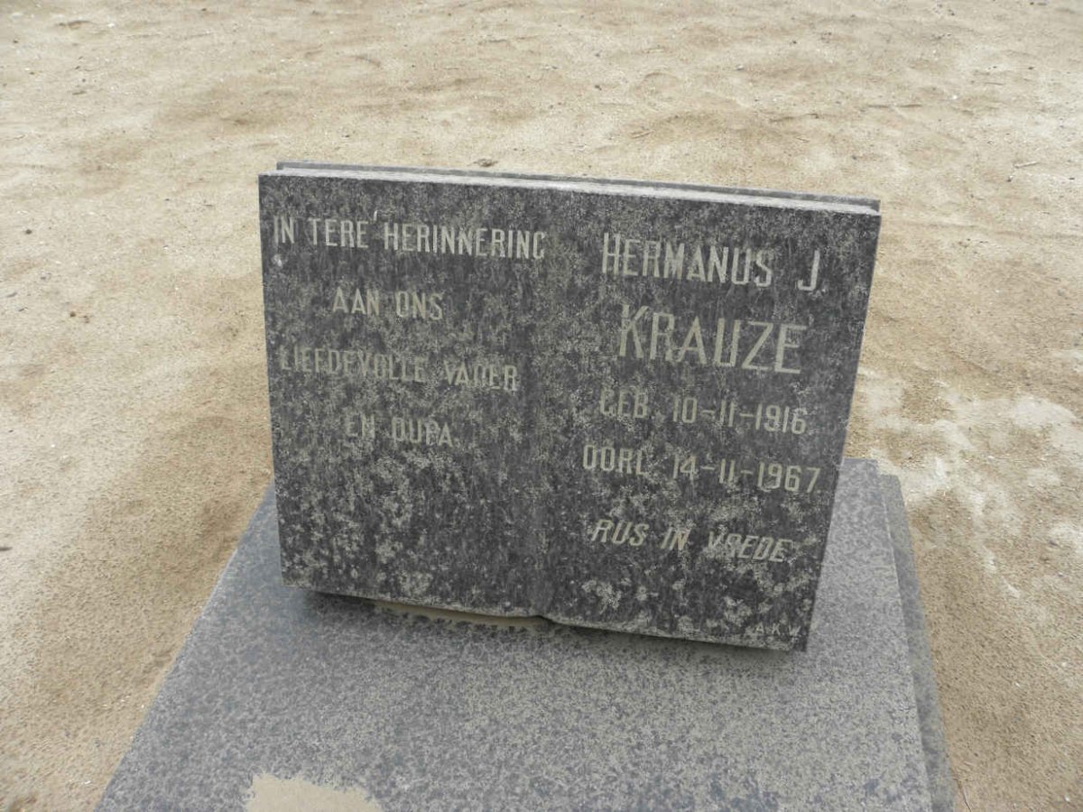 KRAUZE Hermanus J. 1916-1967