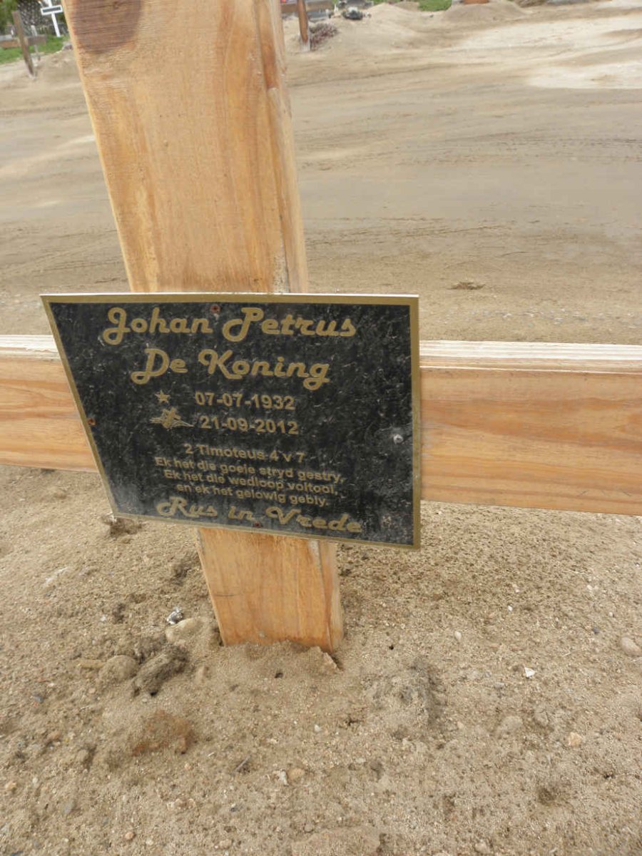 KONING Johan Petrus, de 1932-2012