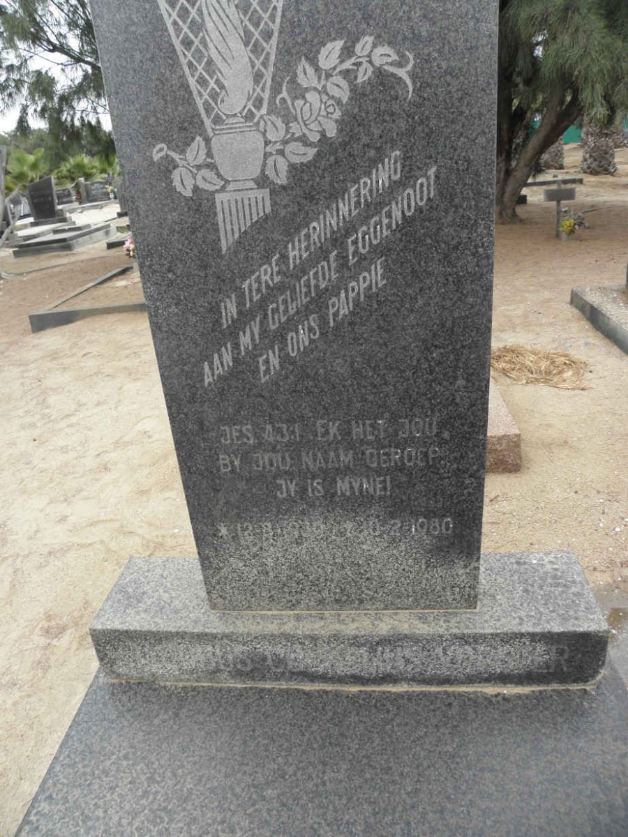 KOEKEMOER Jacobus Cornelius -1980