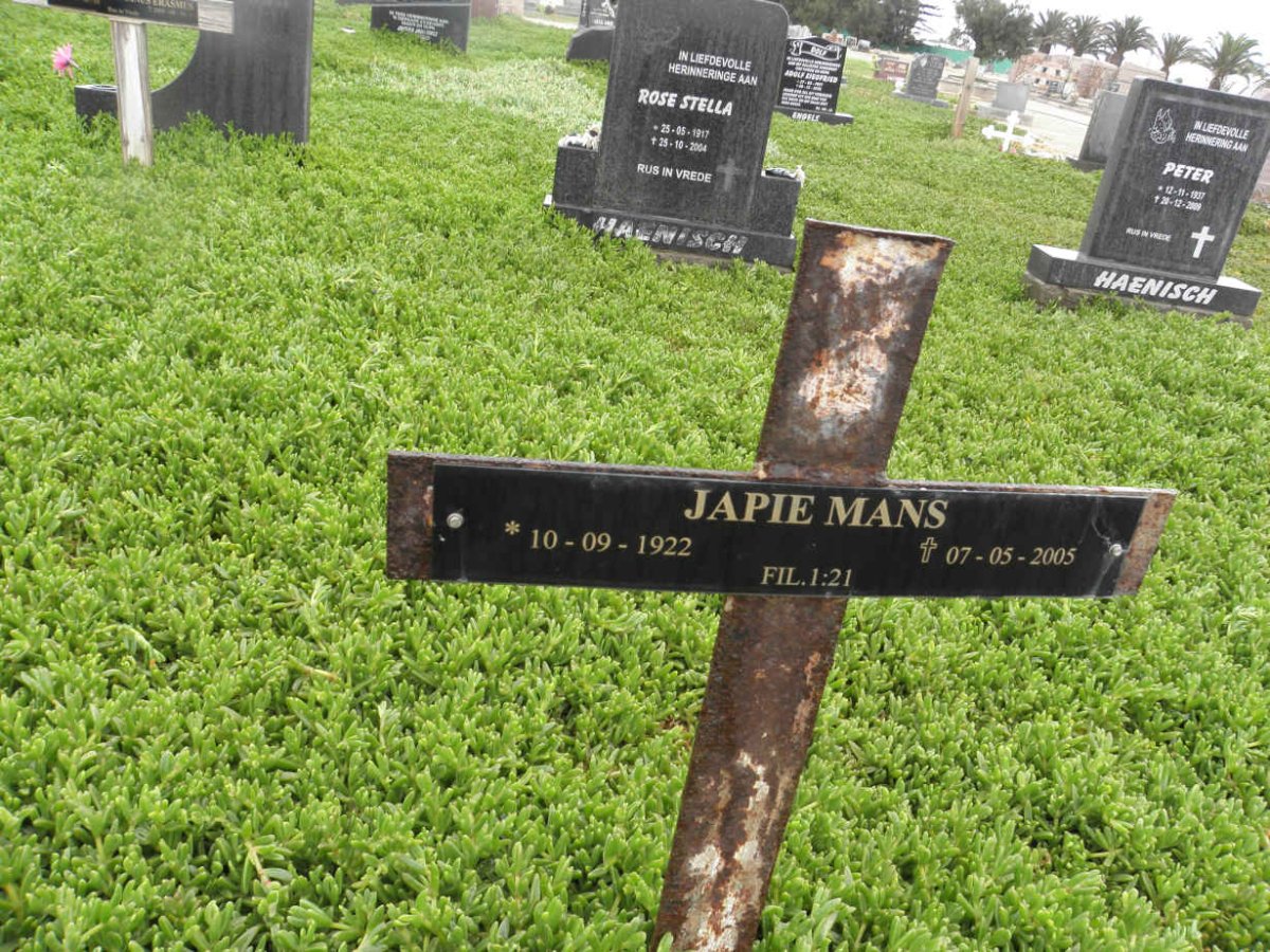 MANS Japie 1922-2005