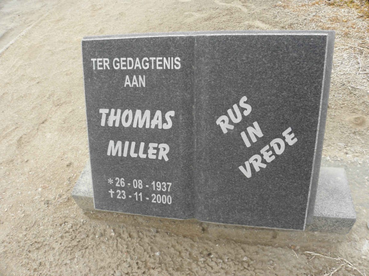 MILLER Thomas 1937-2000
