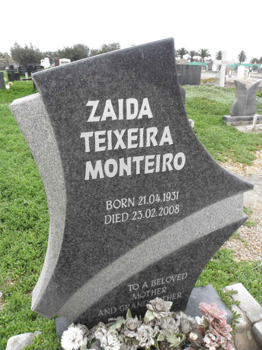 MONTEIRO Zaida Teixeira 1931-2008