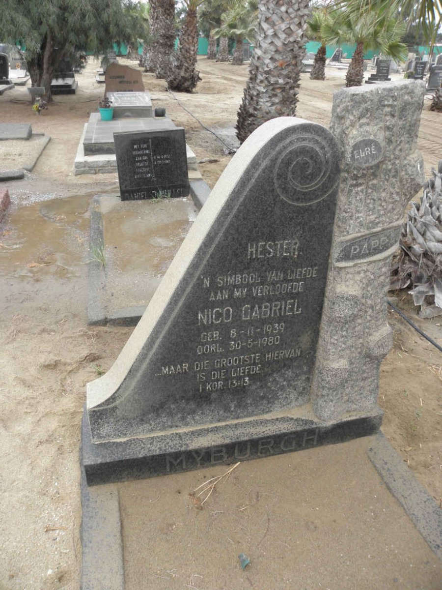 MYBURGH Nico Gabriel 1939-1980