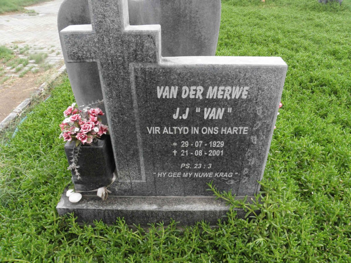 MERWE J.J., van der 1929-2001