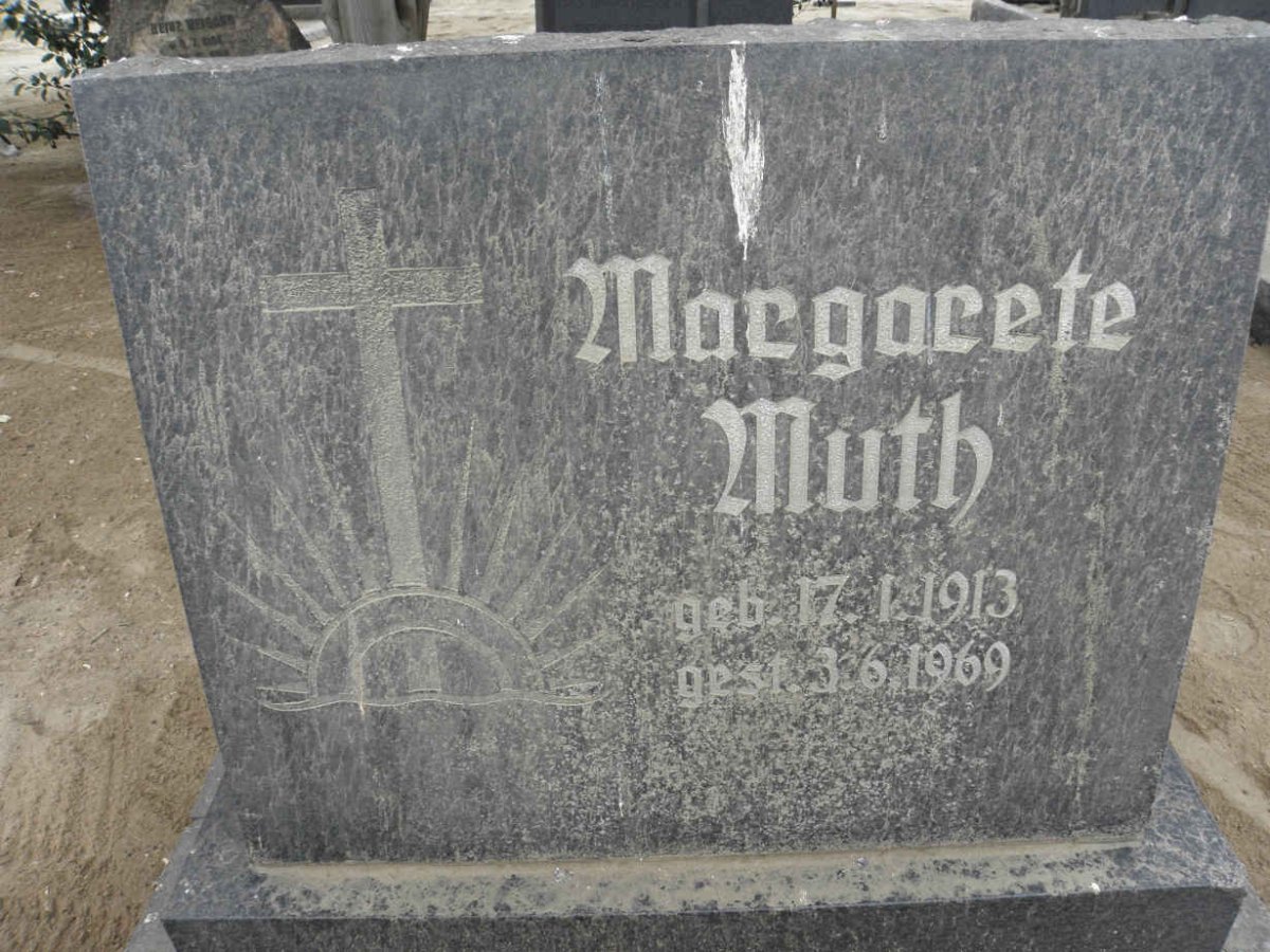 MUTH Margarete 1913-1969