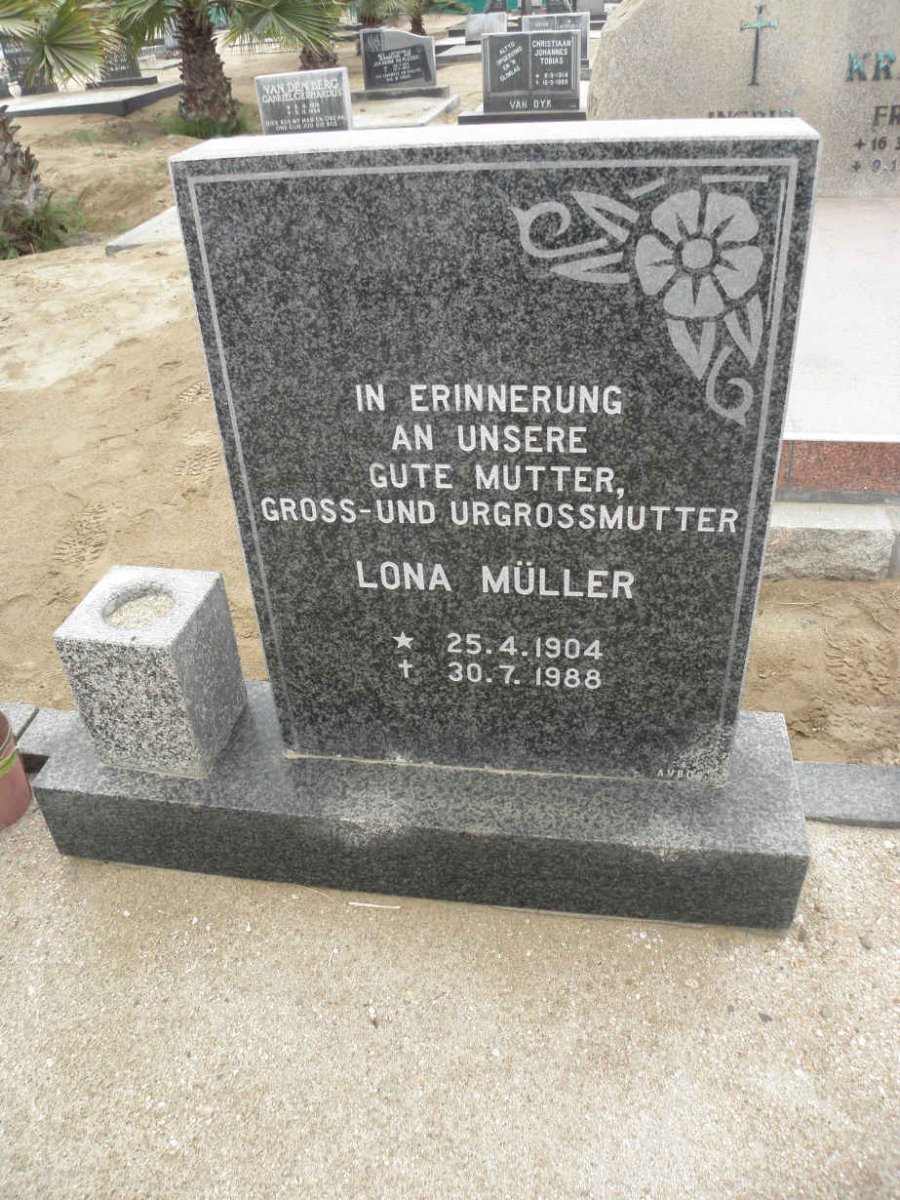 MÜLLER Lona 1904-1988