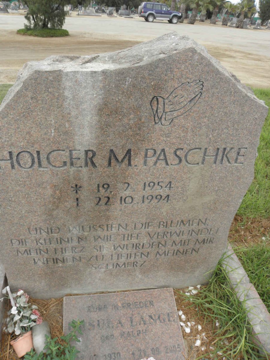 PASCHKE Holger M. 1954-1994