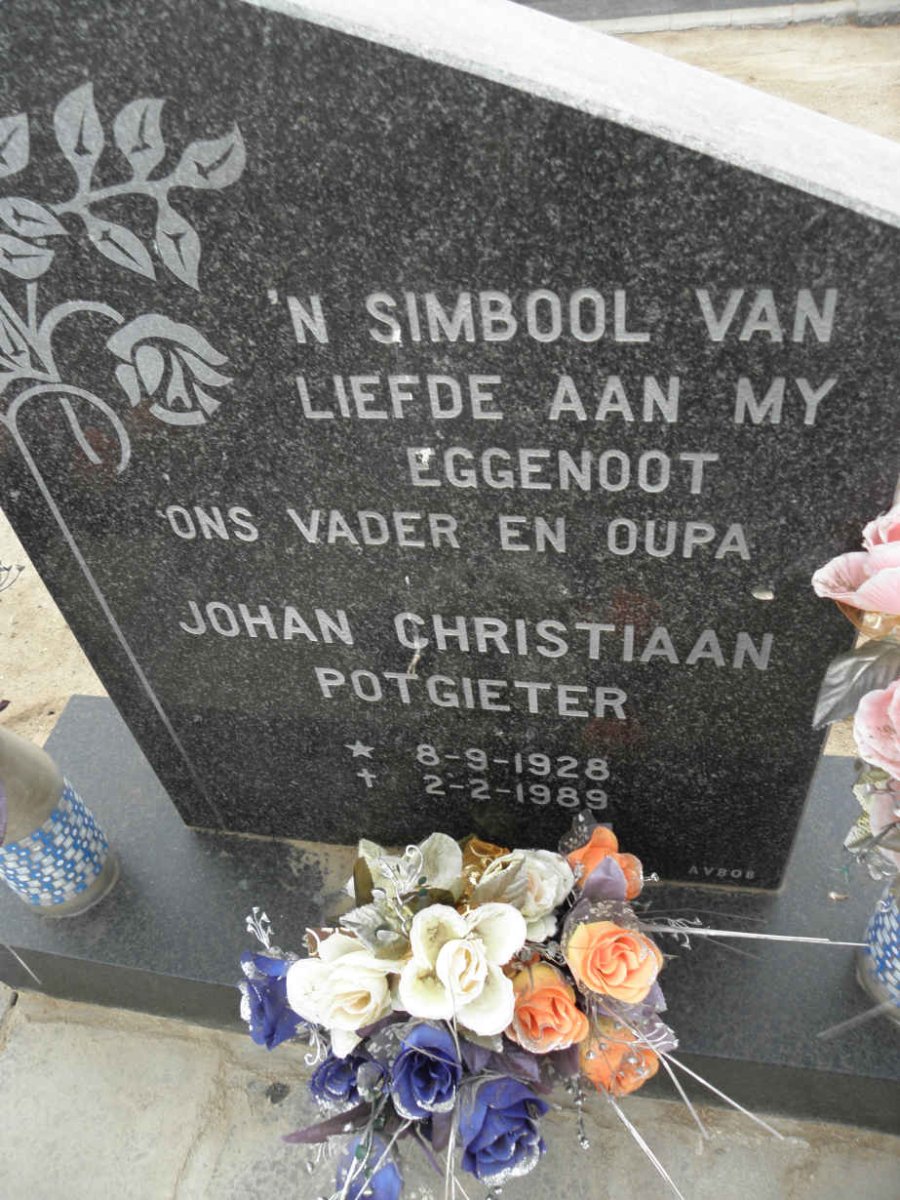 POTGIETER Johan Christiaan 1928-1989