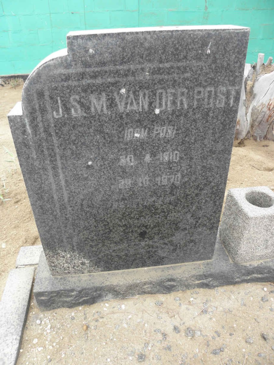 POST J.S.M., van der 1910-1970