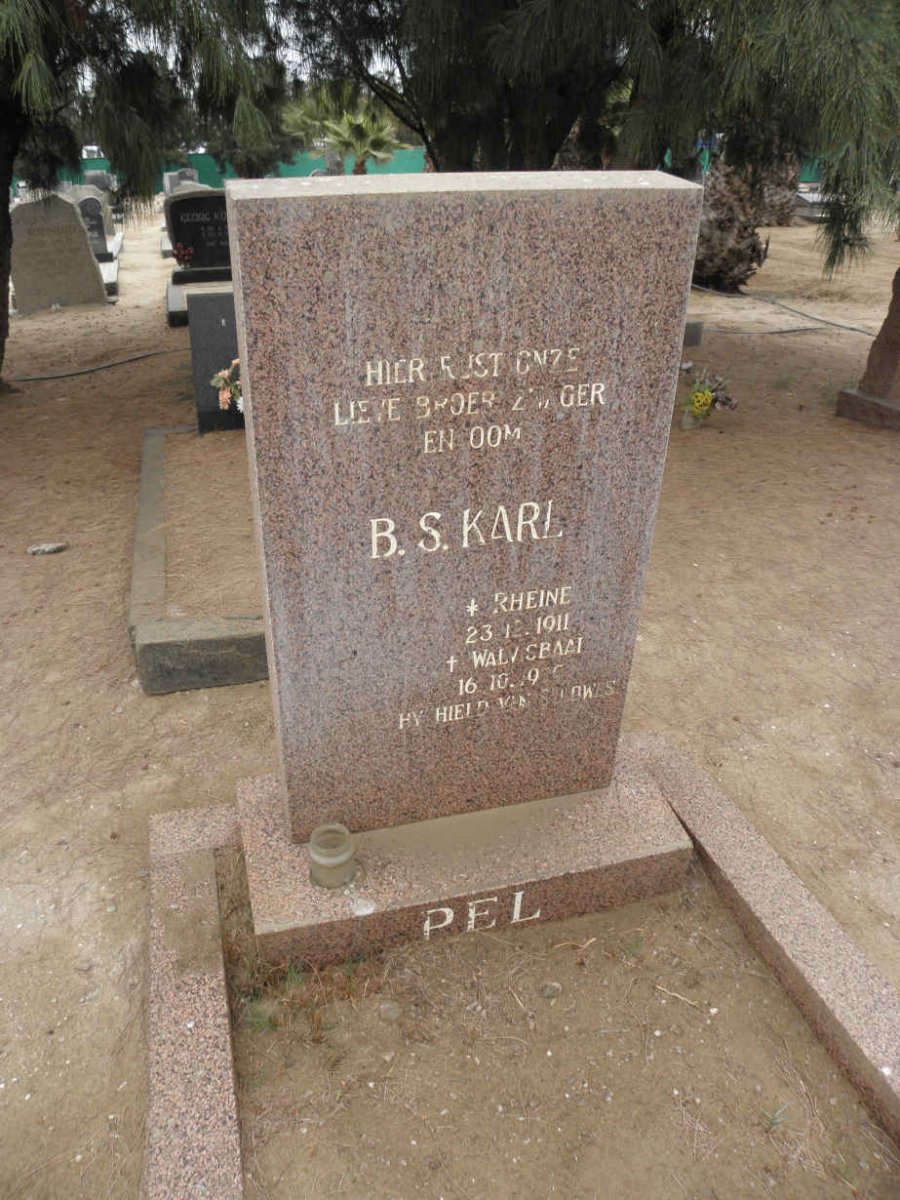 PEL B.S. Karl 1911-1979