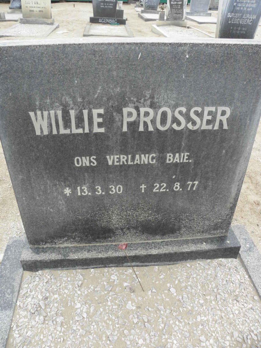 PROSSER Willie 1930-1977