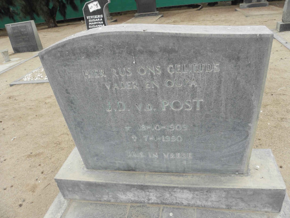POST J.D., v.d. 1909-1990