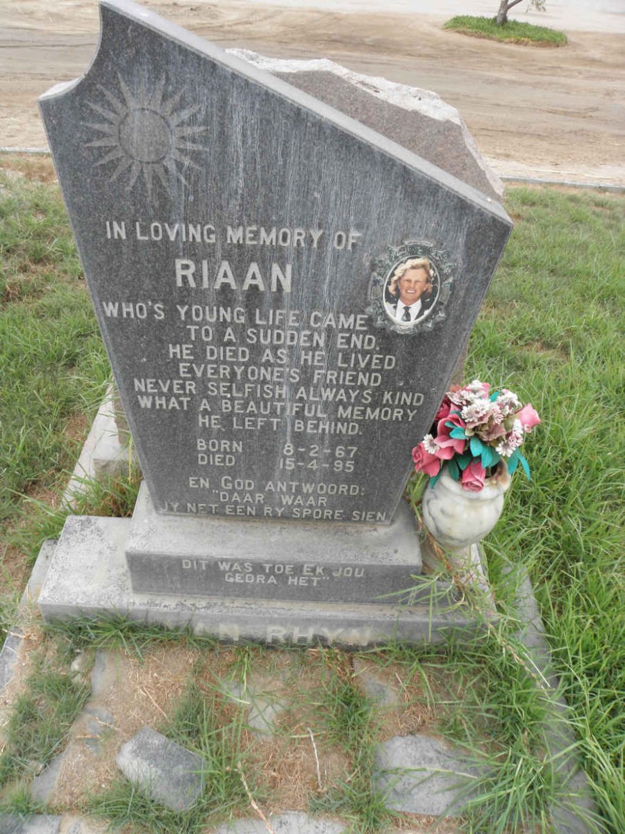 RHYN Riaan, van 1967-1995