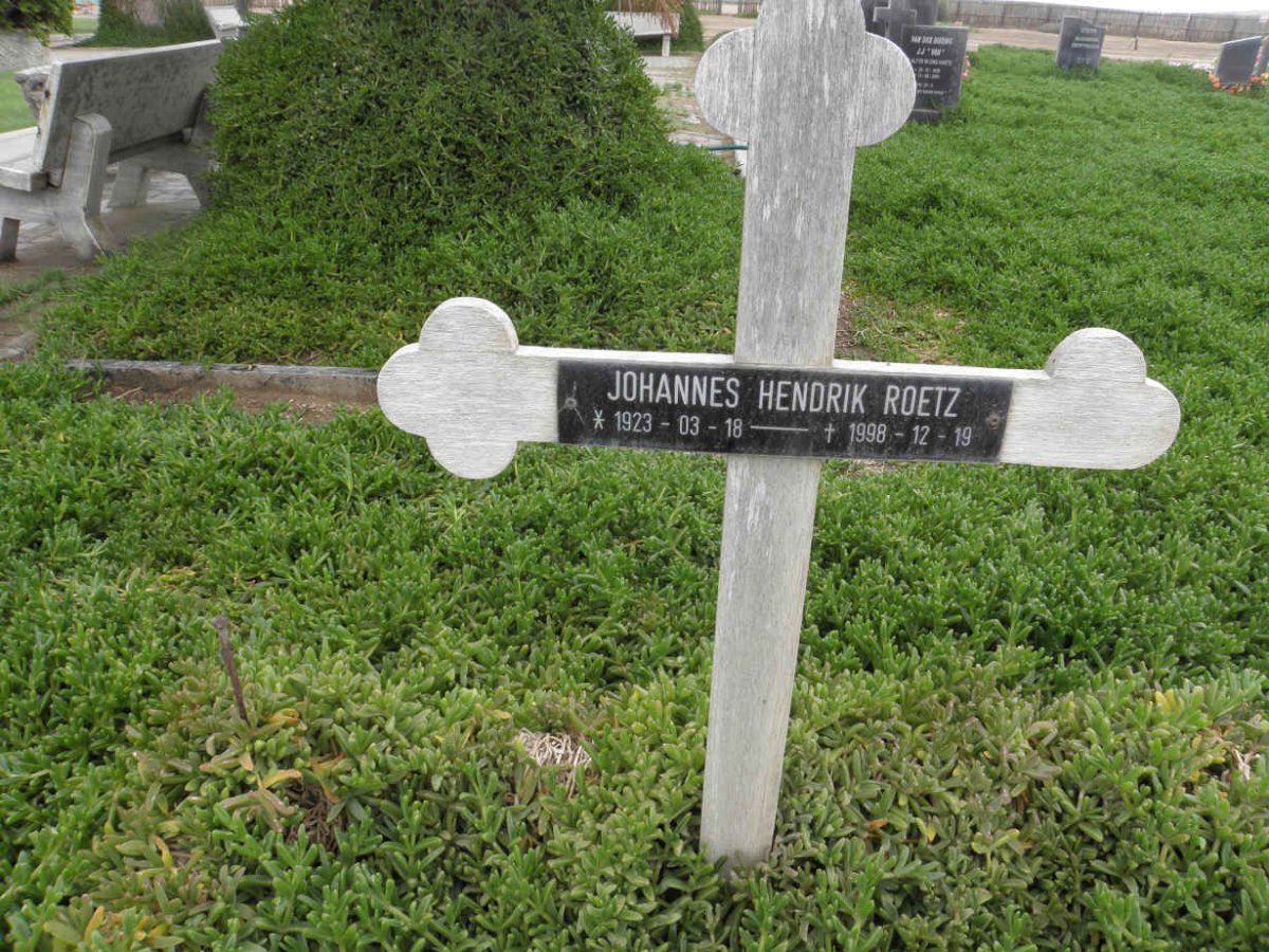 ROETZ Johannes Hendrik 1923-1998