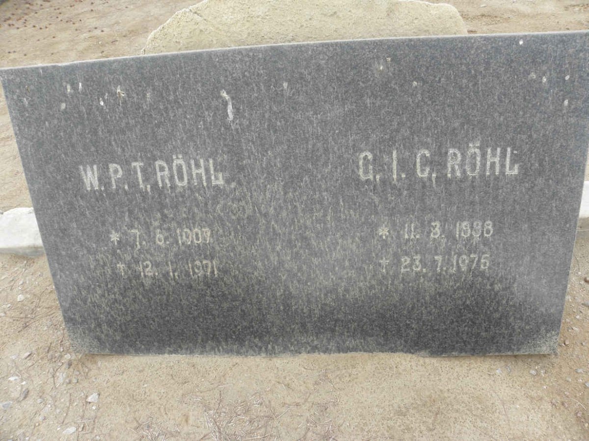 ROHL G.I.G. 1888-1975 &amp; W.P.T. 1907-1971