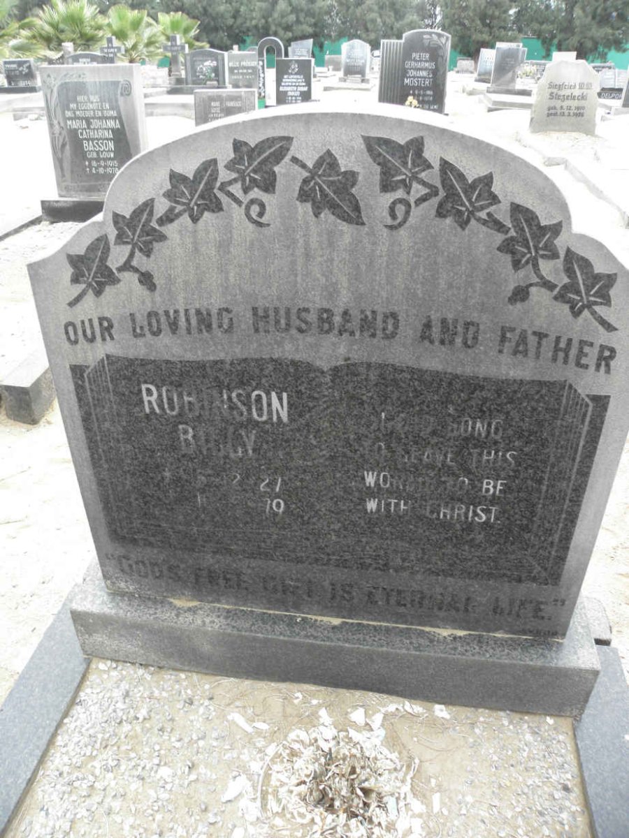 ROBINSON Billy 1927-1979