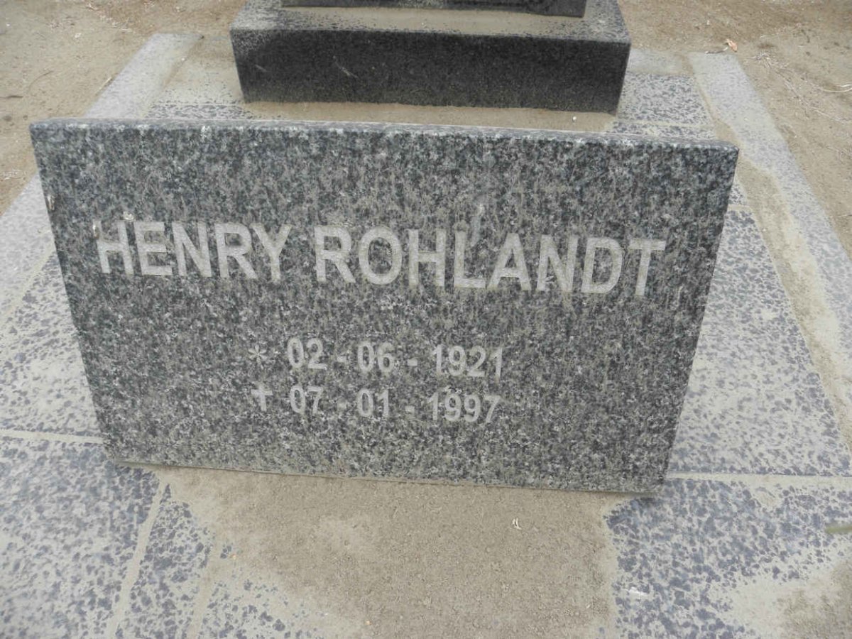ROHLANDT Henry 1921-1997