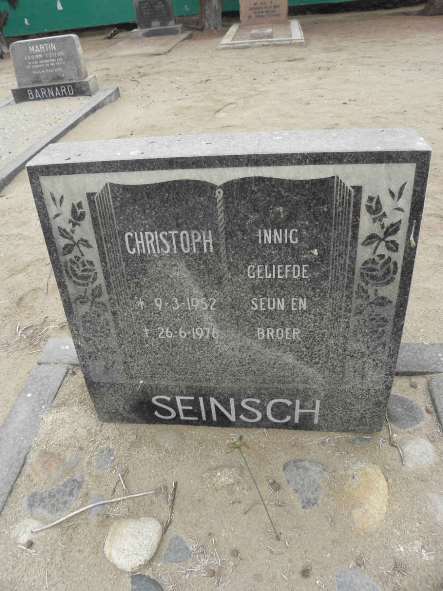 SEINSCH Christoph 1952-1976