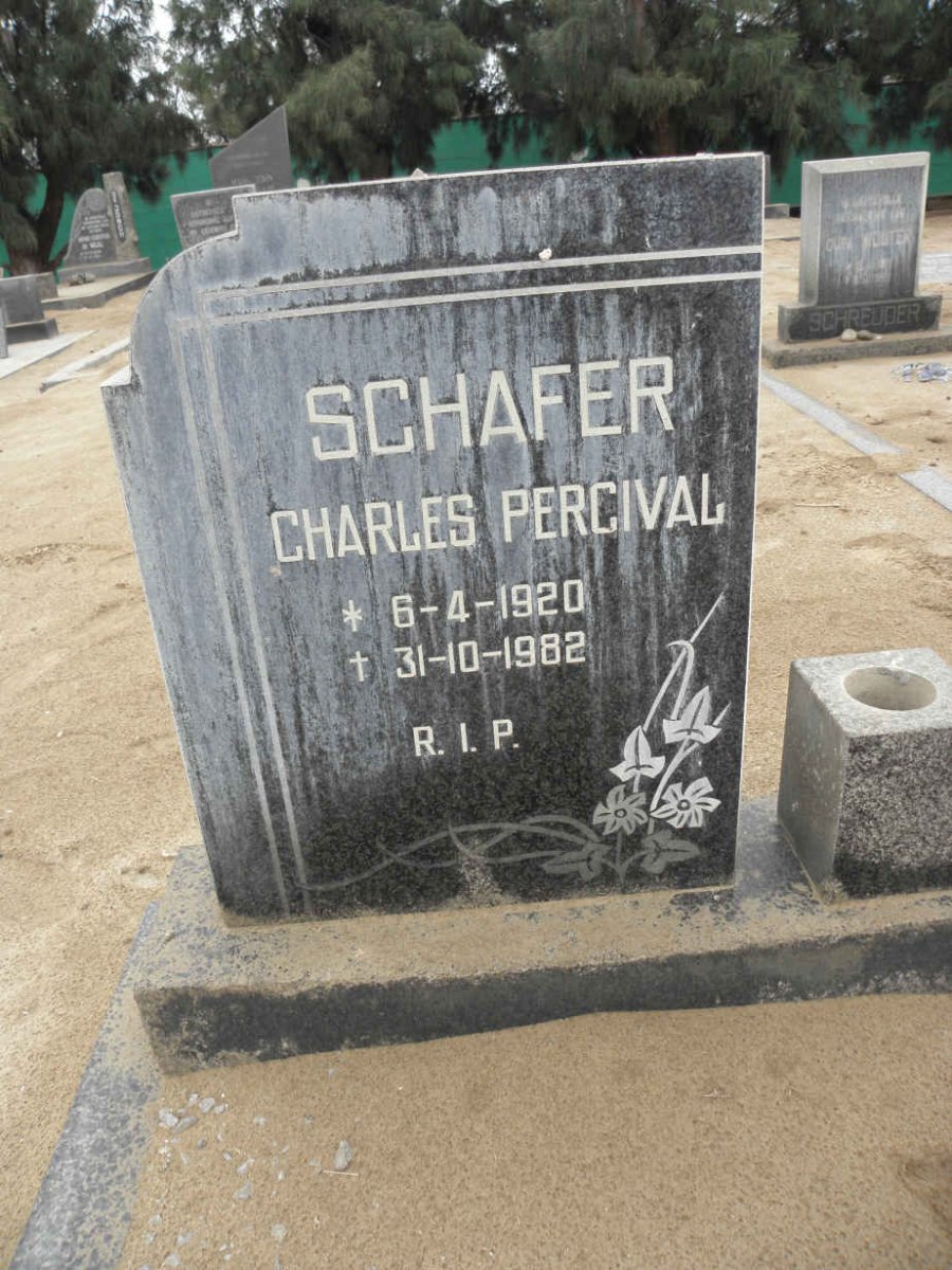 SCHAFER Charles Percival 1920-1982 