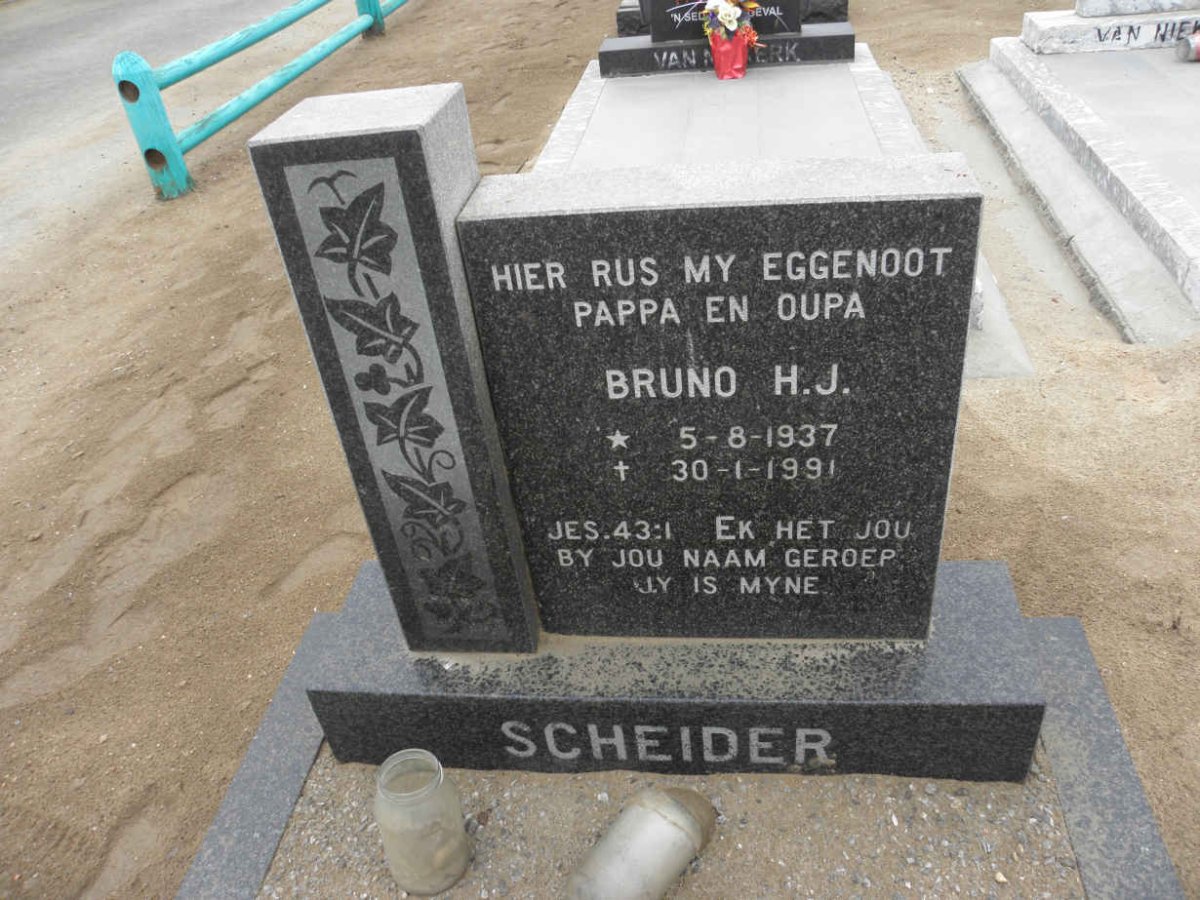 SCHEIDER Bruno H.J. 1937-1991