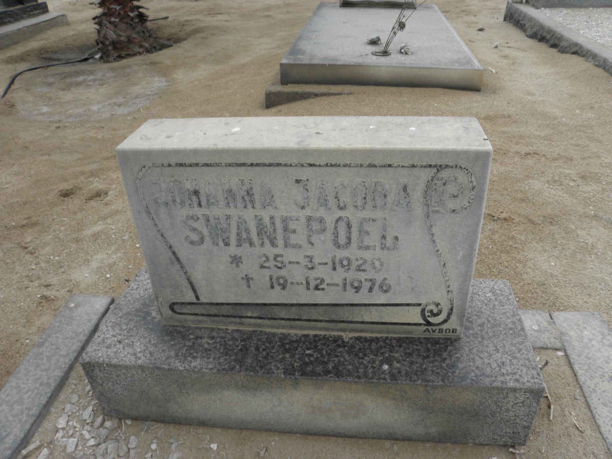 SWANEPOEL Johanna Jacoba 1920-1976