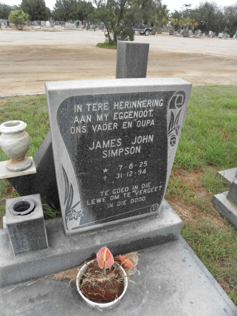 SIMPSON James John 1925-1994