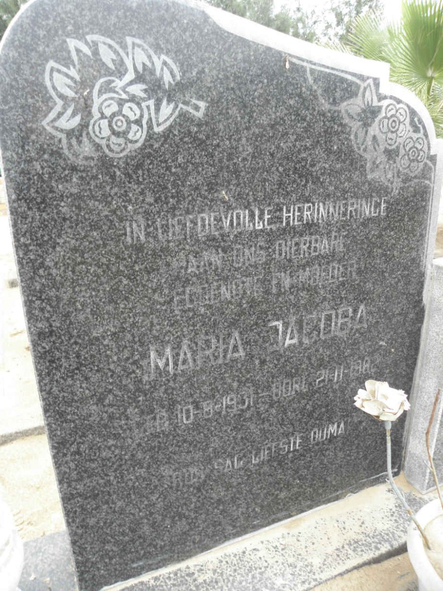 ? Maria Jacoba 1931-1982