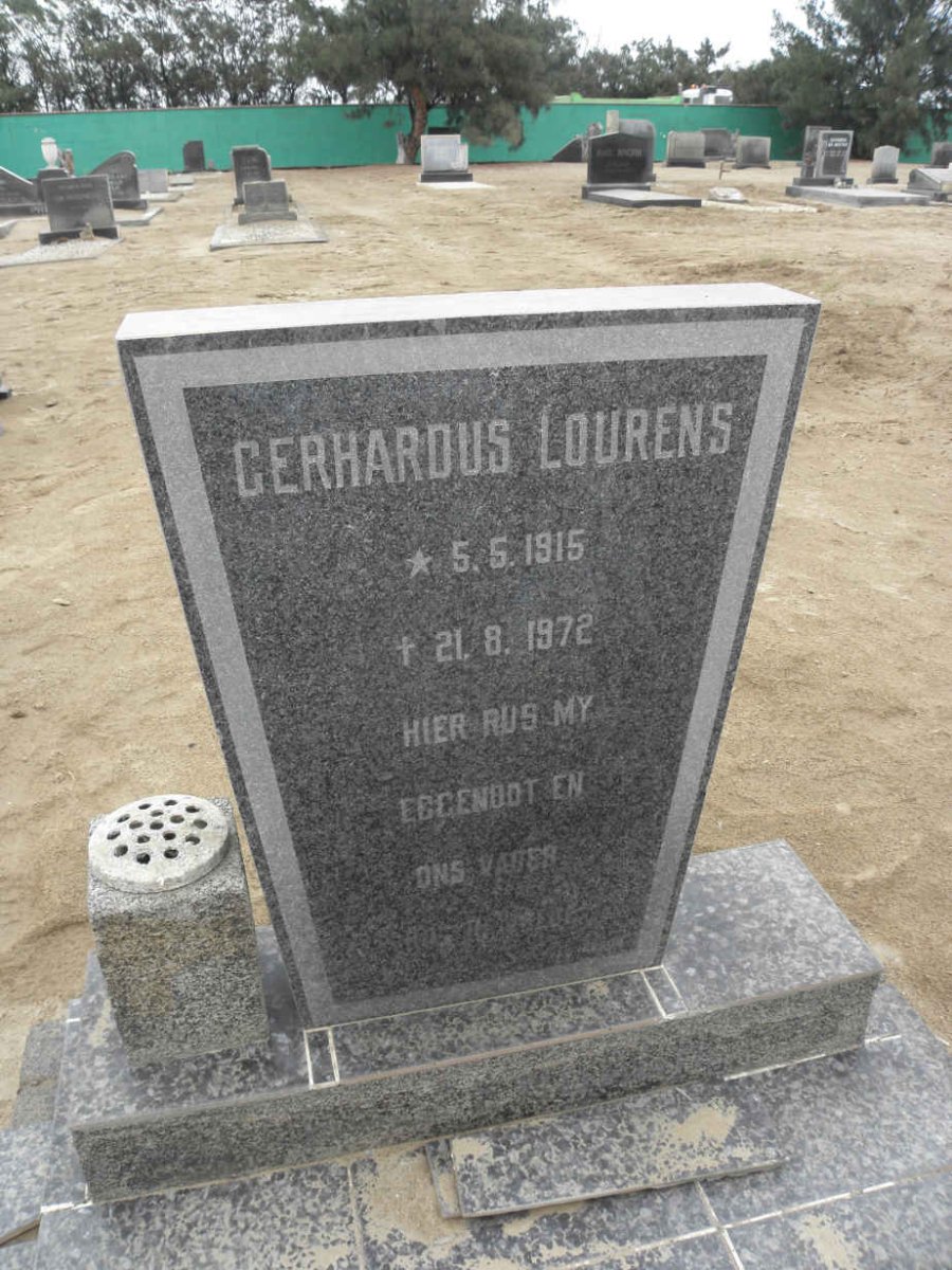 ? Gerhardus Lourens 1915-1972