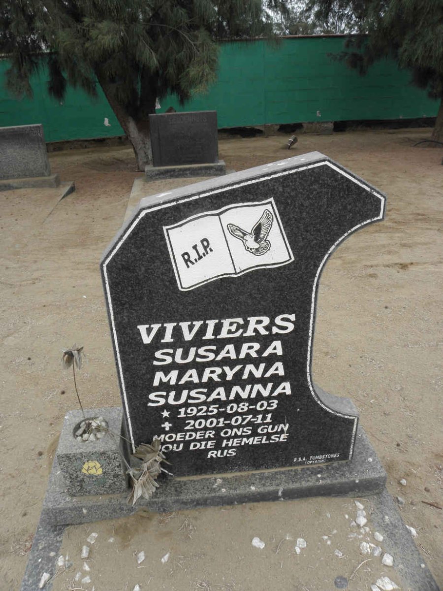 VIVIERS Susara Maryna Susanna 1925-2001