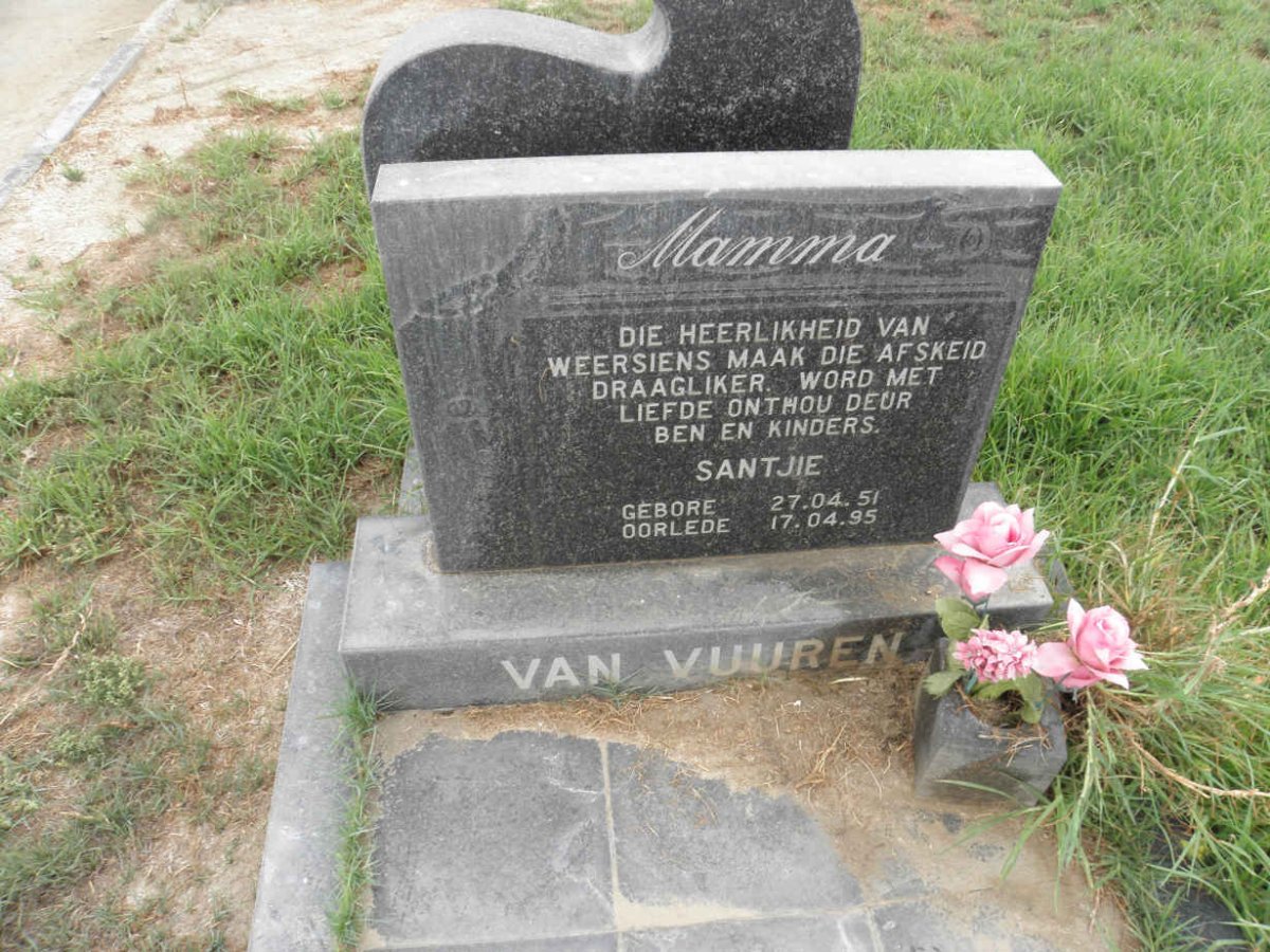 VUUREN Santjie, van 1951-1995