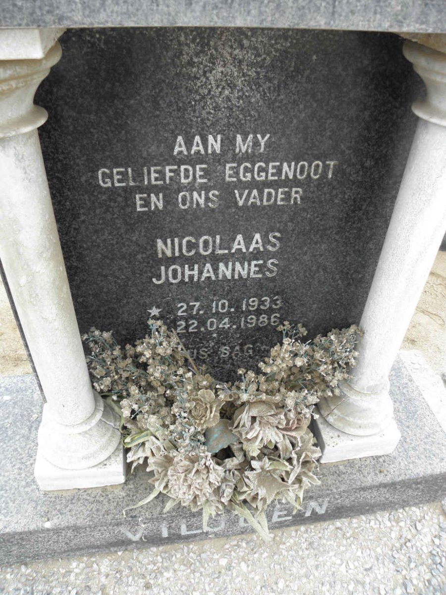 VILJOEN Nicolaas Johannes 1933-1986
