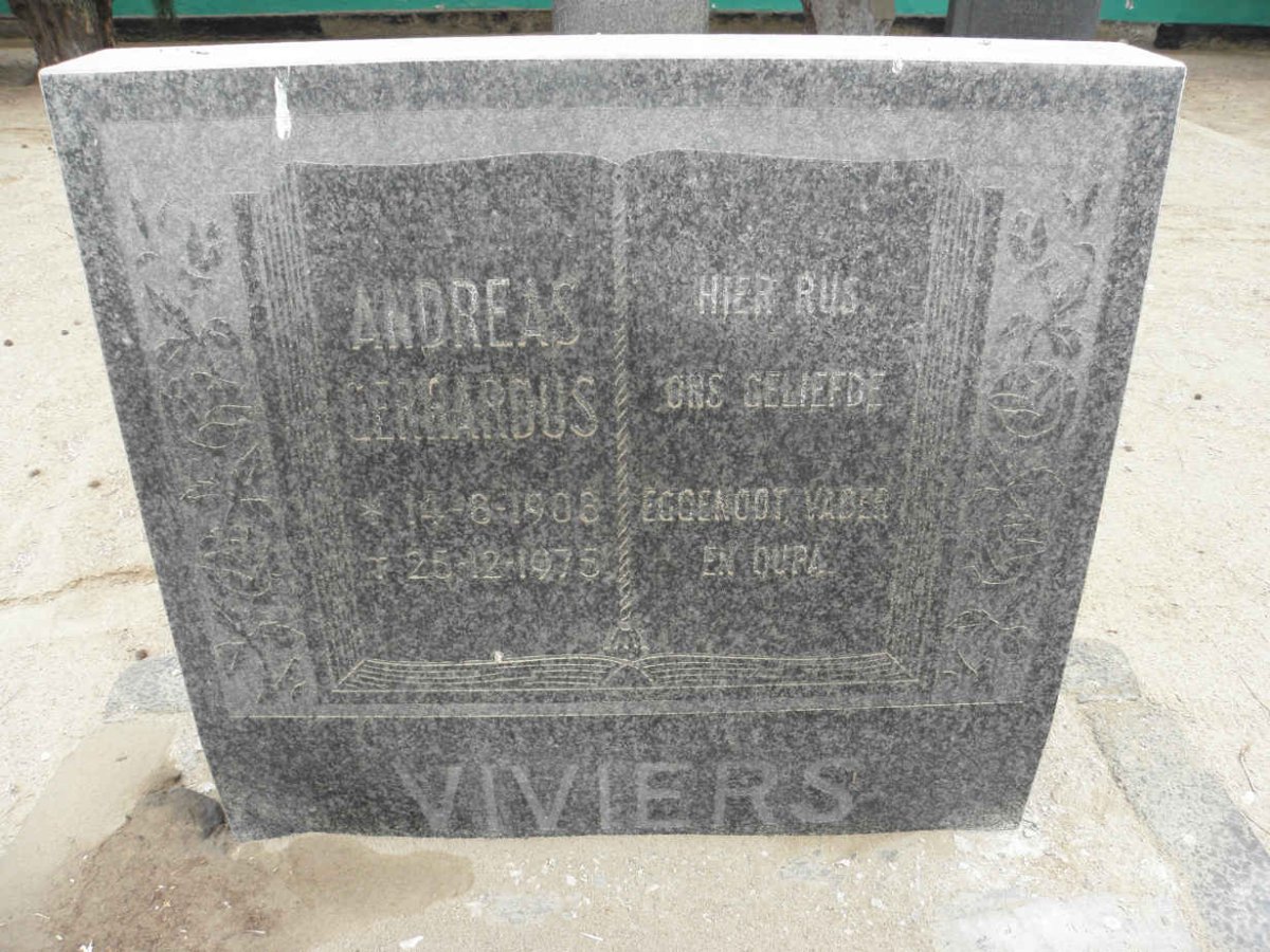 VIVIERS Andreas Gerhardus 1908-1975
