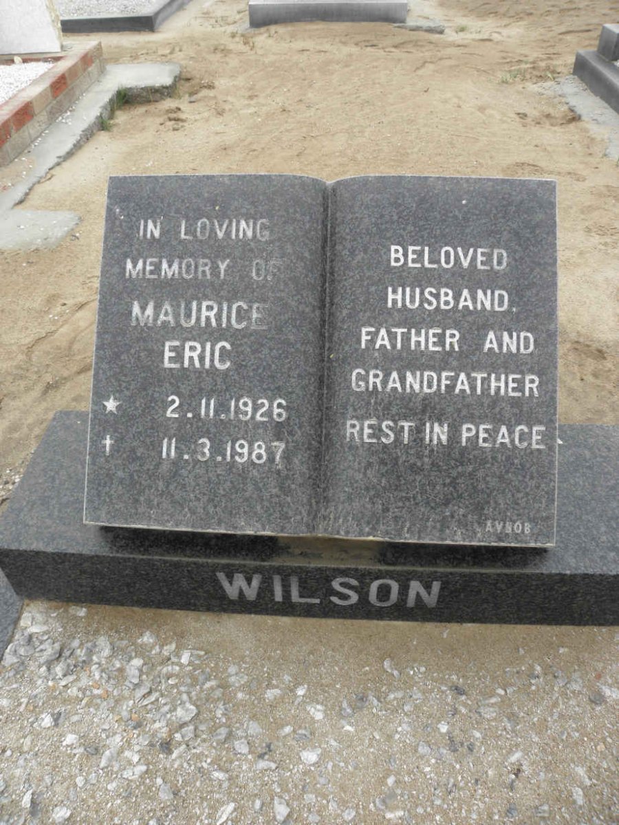 WILSON Maurice Eric 1926-1987