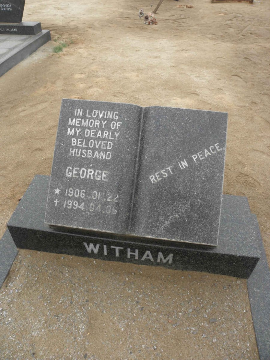WITHAM George 1906-1994