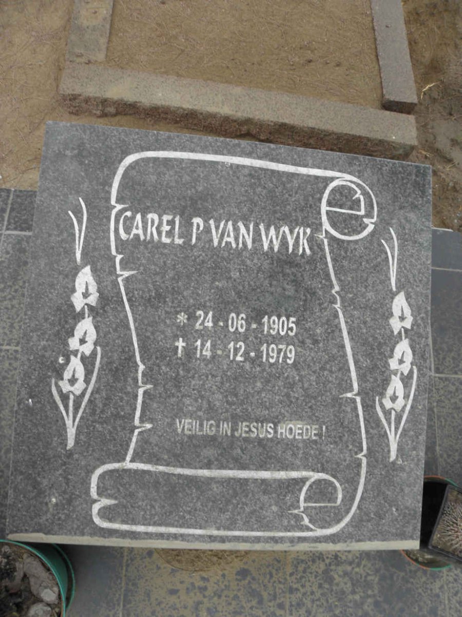 WYK Carel P., van 1905-1979