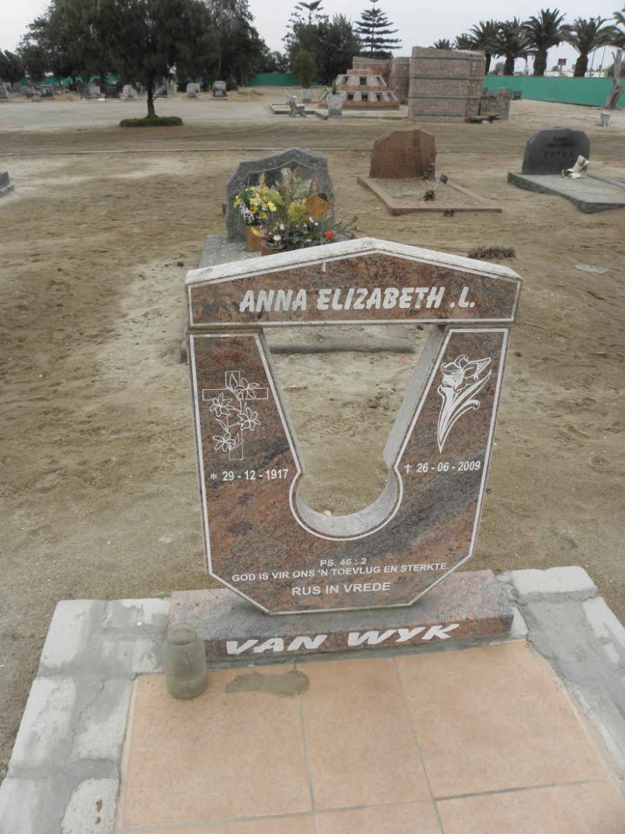 WYK Anna Elizabeth L., van 1917-2009