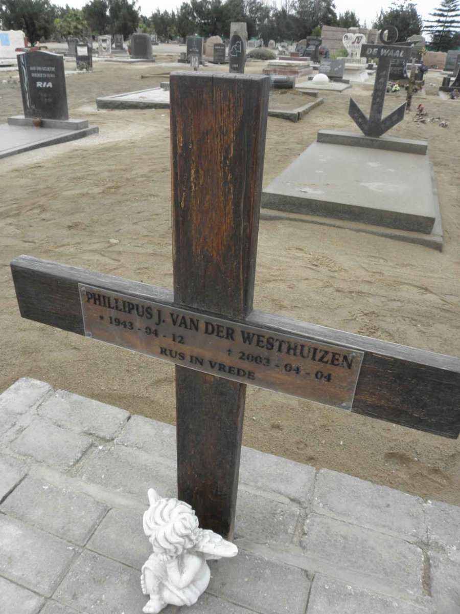 WESTHUIZEN Phillipus J., van der 1943-2003