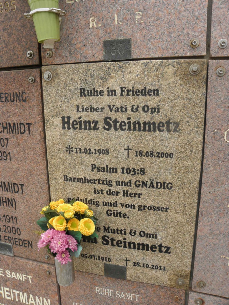 STEINMETZ Heinz 1908-2000 
