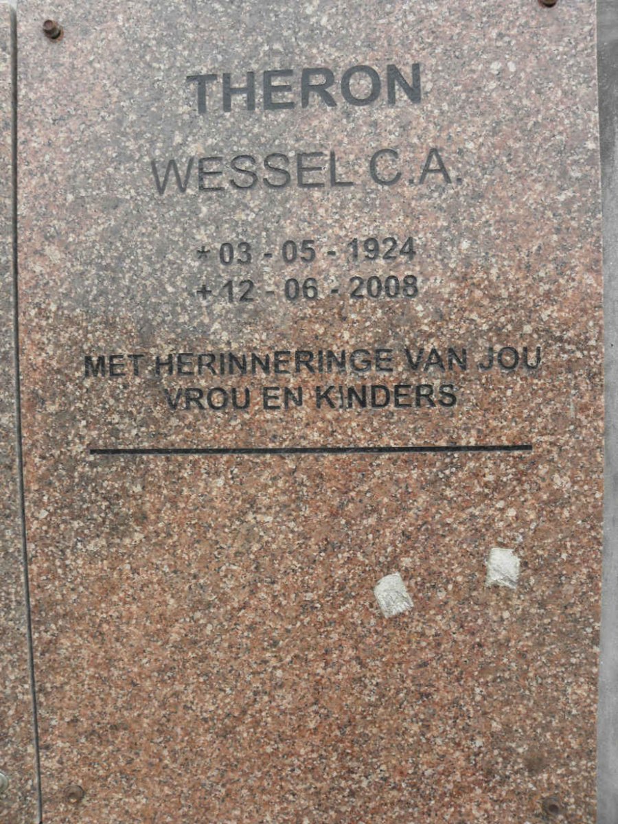 THERON Wessel C.A. 1924-2008