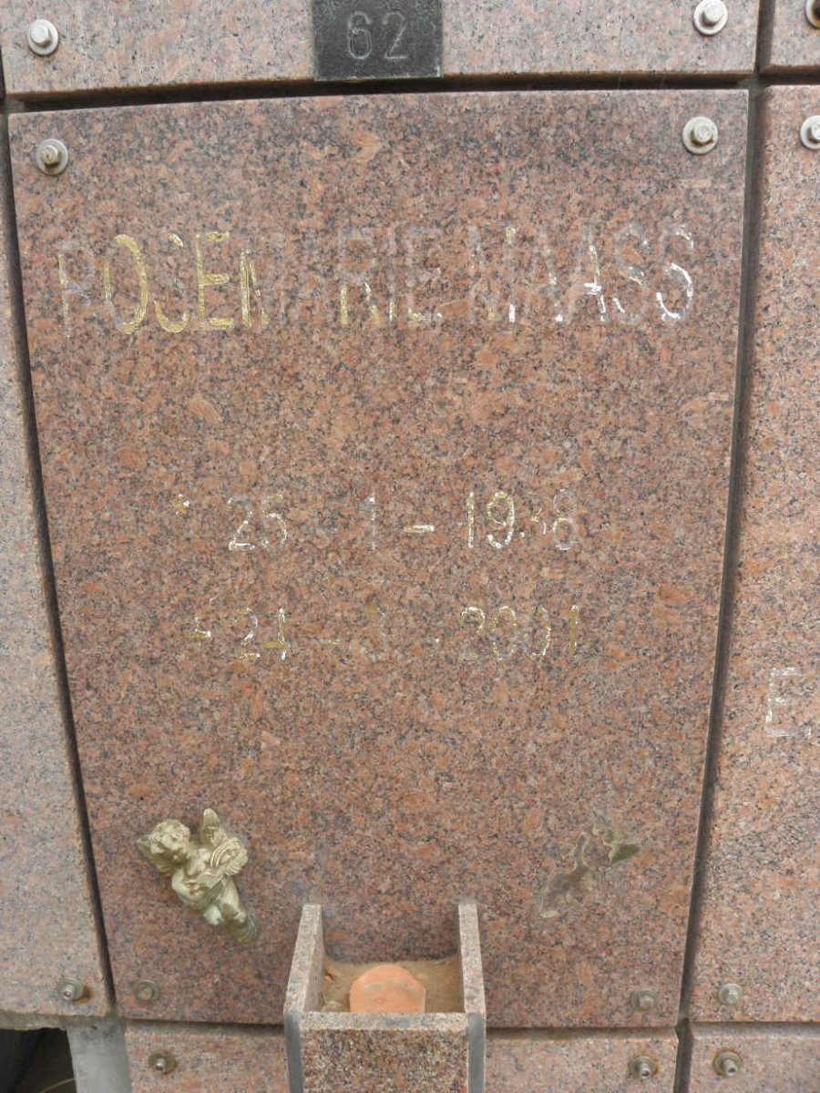 MAASS Rosemarie 1938-2001