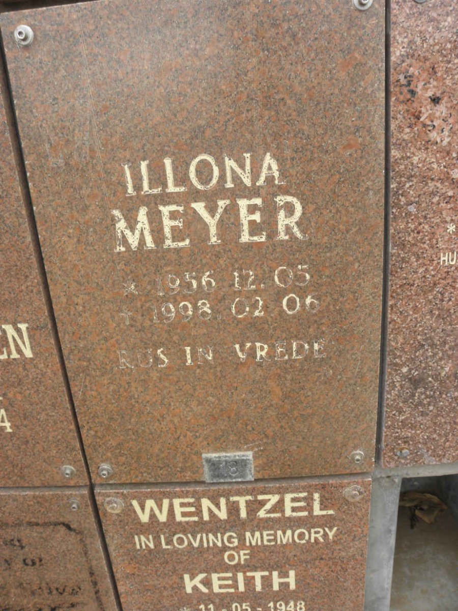 MEYER Illona 1956-1998
