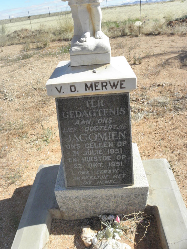 MERWE Jacomien, v.d. 1951-1951