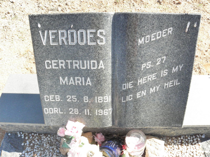 VERDOES Gertruida Maria 1891-1967