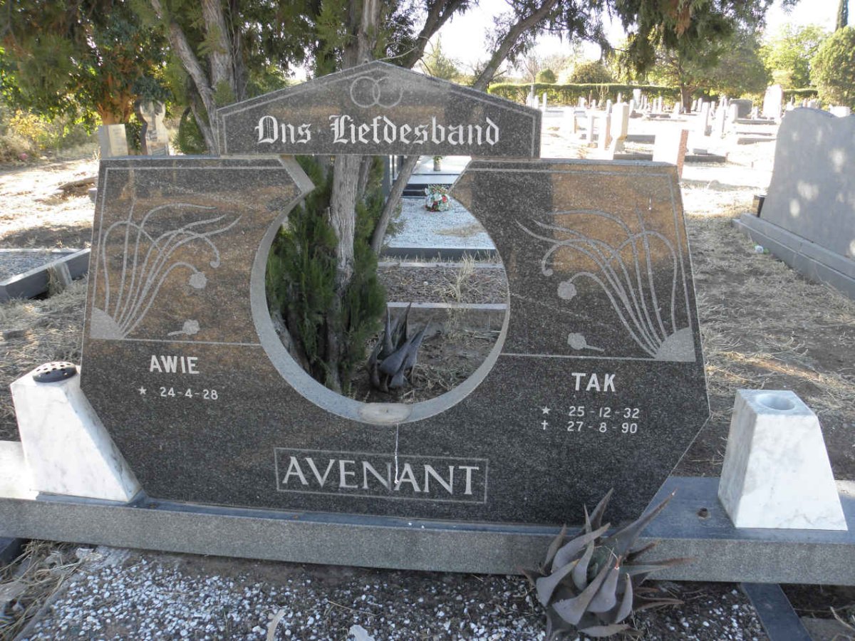 AVENANT Awie 1928- &amp; Tak 1932-1990