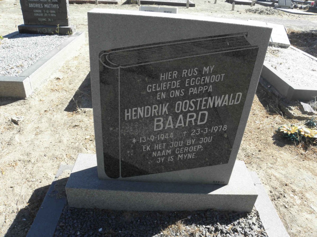BAARD Hendrik Oostenwald 1944-1978