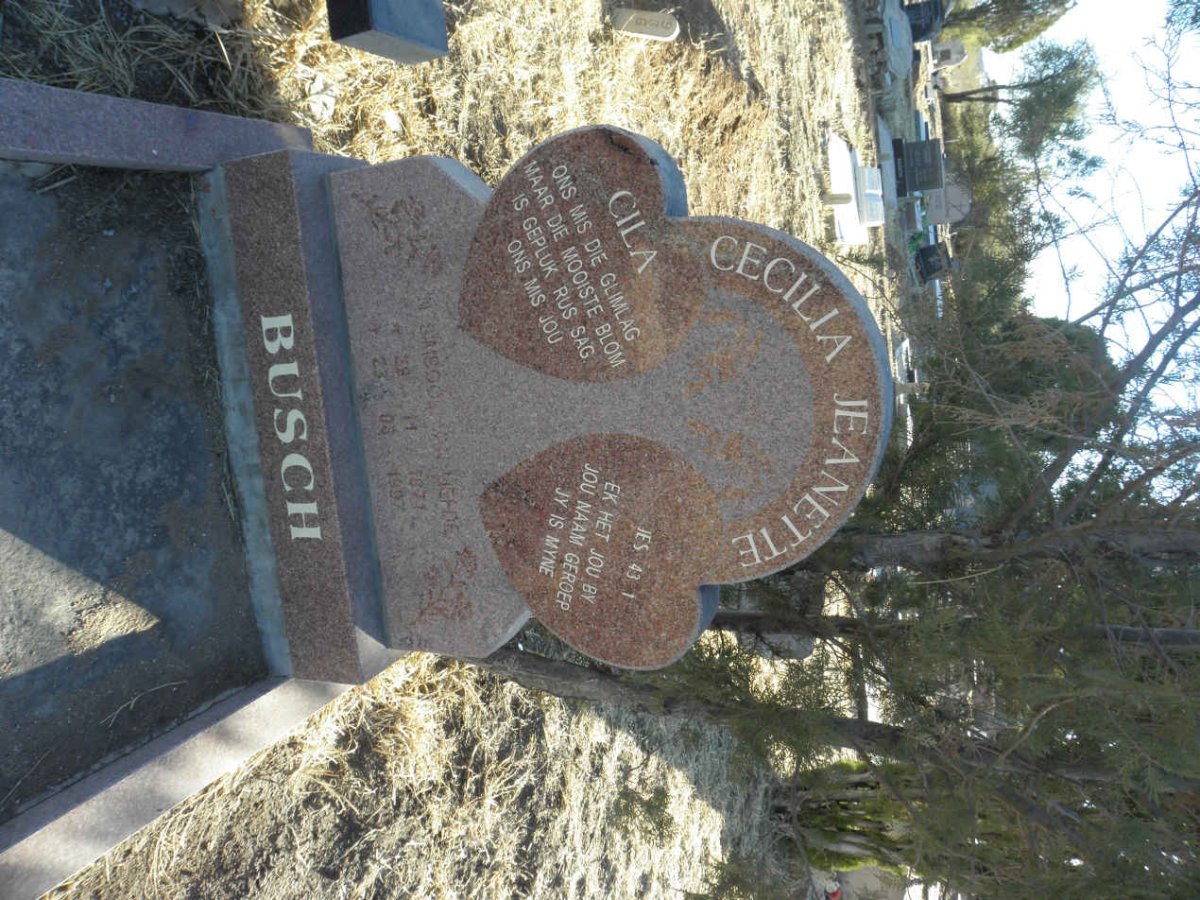 BUSCH Cecilia Jeanette 1871-1997