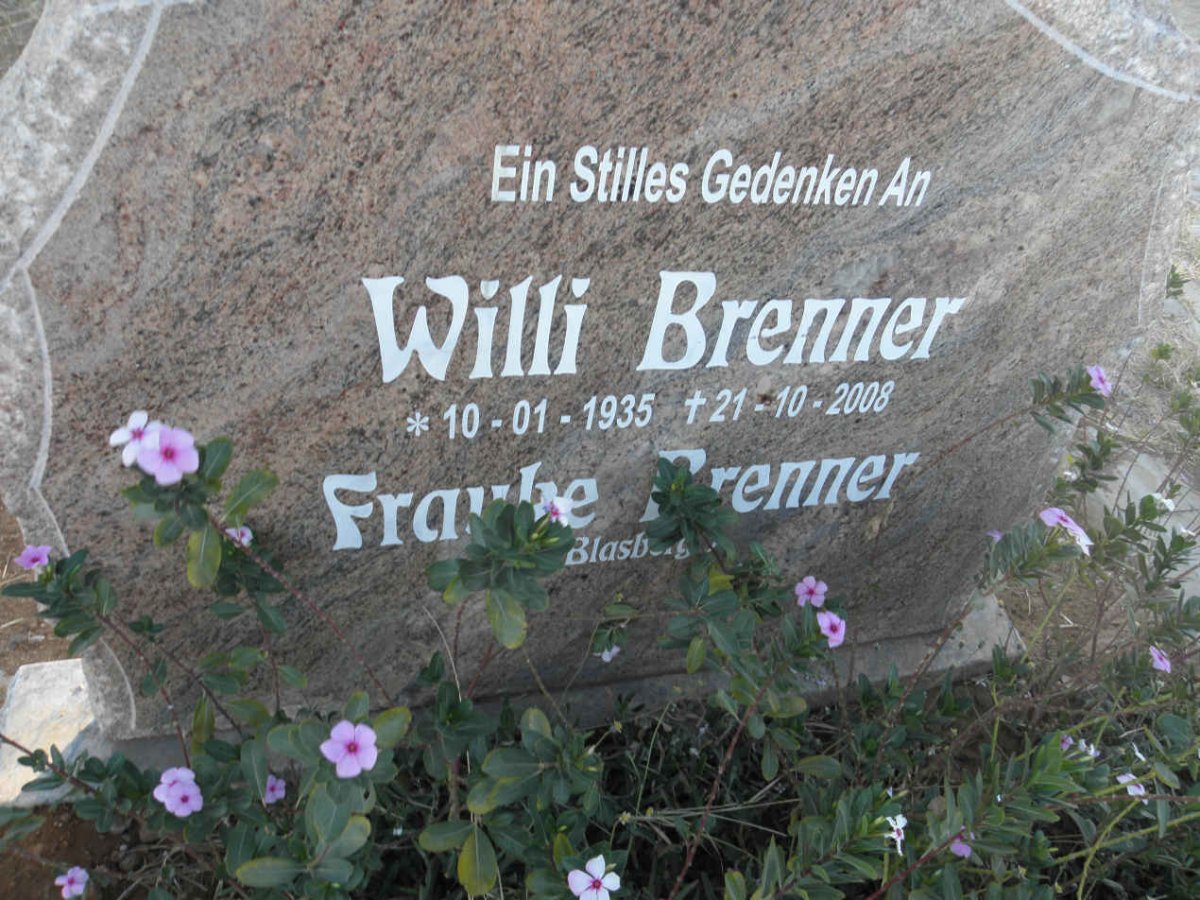 BRENNER Willi 1935-2008 &amp; Frauke BLASBERG