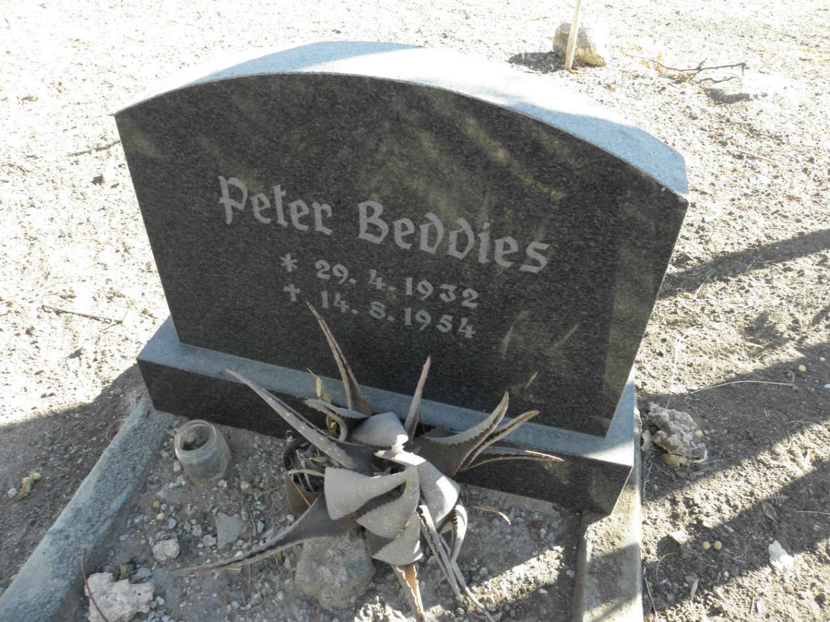 BEDDIES Peter 1932-1954